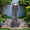 thumbnail image 3 of Teamson Home 38.58" Curved Waterfall Fountain with LED, 3 of 11