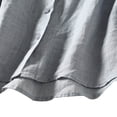thumbnail image 4 of Baikeli Clearance Womens Tops Cotton Linen Tops for Women Casual Plus Size Shirts Solid Color Blouses 3/4 Sleeve T-Shirts Crew Neck Button Pullover Womens Tops Casual, 4 of 6