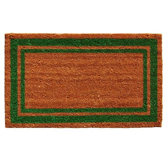 Calloway Mills Green Border Outdoor Doormat 18"x 30"
