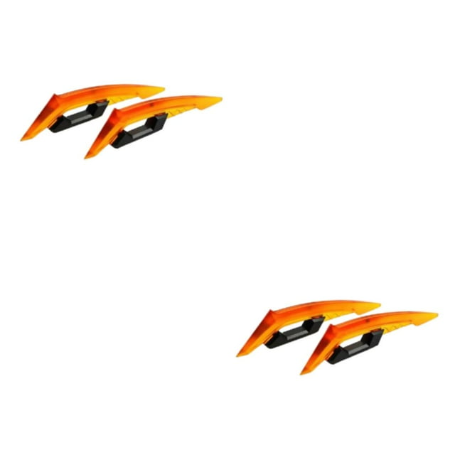 Maytalsory Aerodynamic Spoiler Wing Motorcycle Front Side Motorcycle Accessories 250SR Sticker Motorcycle orange 2Set