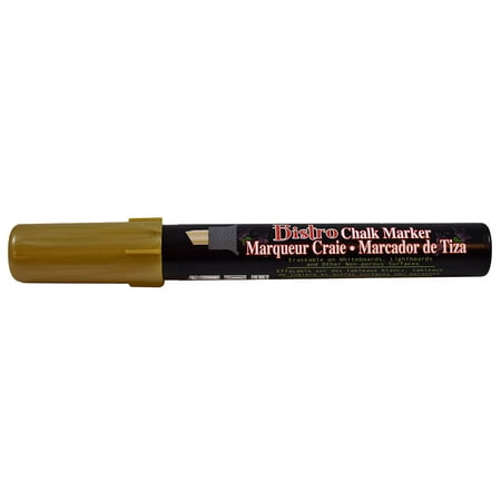 UPC: 0842497155685 | Marvy Uchida Chisel Tip Chalk Marker Gold Metallic 1/Pack