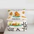thumbnail image 5 of Erosebridal Animal Capybaras With Fruit Orange Twin Comforter Sets 3-Piece For Boys Girls,Who Love Capybara Bedding Set For Kids,Ultra Soft Home Decor, 5 of 7