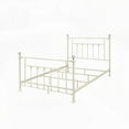 thumbnail image 2 of Comet White Finish Full Bed featuring Assembly, 330lbs Weight Capacity, and Sturdy Metal Frame, 2 of 6