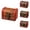 4Pcs: A+B+C+D, variant on Mini Vintage Treasure Chest Box - Ornate Wooden Decorative Chest with Hasp Latch in Red & Gold Tones for Jewelry, Gifts, DIY Crafts, Aquarium Decor & Home Accents