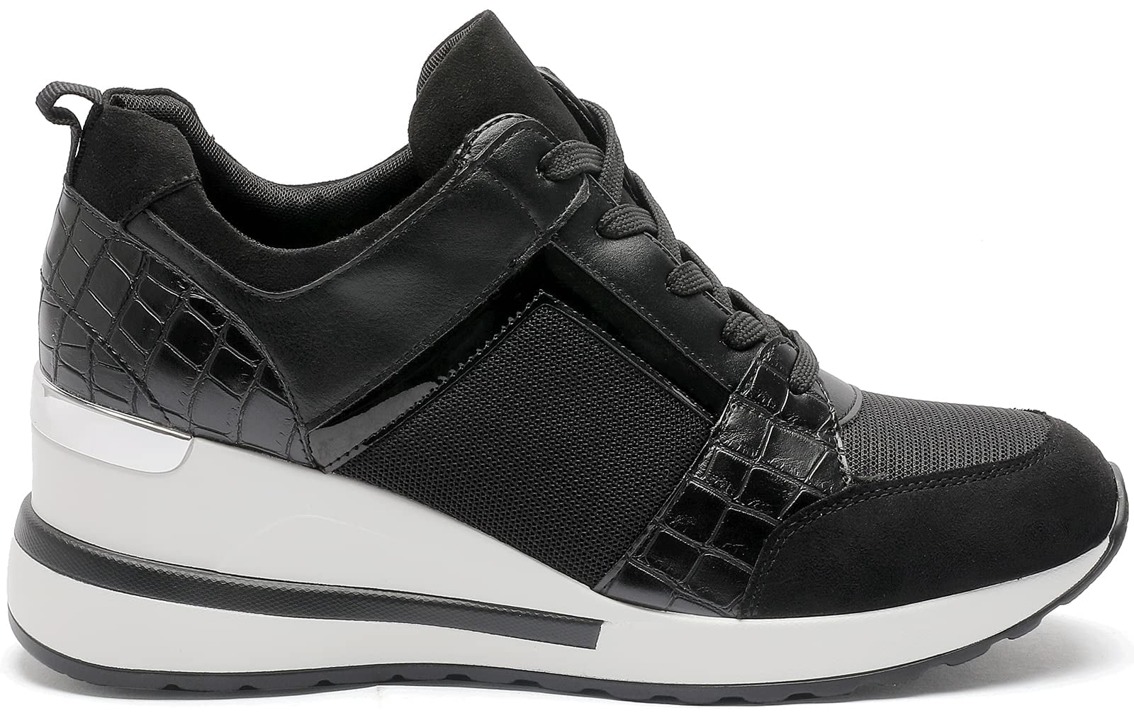 Yolanda Zula Wedge Sneakers for Women - Wedge Tennis Shoes Non-Slip Women Fashion Sneakers