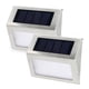 thumbnail image 1 of Luces solares para escalones, cubiertas, caminos, patios, escaleras, vallas, lámpara LED, impermeable al aire libre, paquete de 2 Zhivalor CPB-US-DYP947-2, 1 of 5