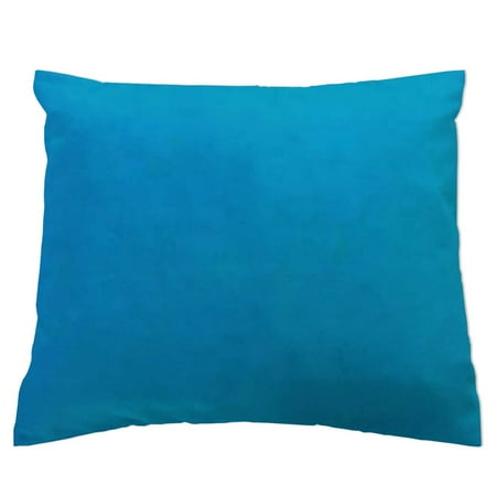 SheetWorld Twin Pillow Case, 100% Cotton Woven 20 x 26, Turquoise Woven