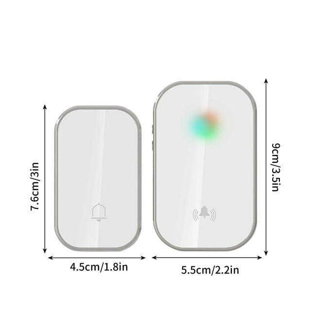 Lumières Télécommandées, une sur une Sonnette Sans Fil pour la Maison, Sonnette Musicale Numérique, Télécommande, Téléphone Sans Fil, Lumière Télécommandée