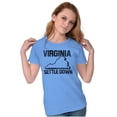 thumbnail image 3 of Virginia Settle State Map Shape Funny Women's T Shirt Ladies Tee Brisco Brands 2X, 3 of 6