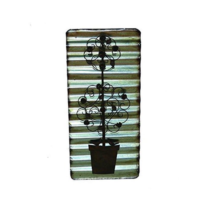 Yosemite YACCE-Y14817 Home Decor Iron Wall Decor - Natural Rust