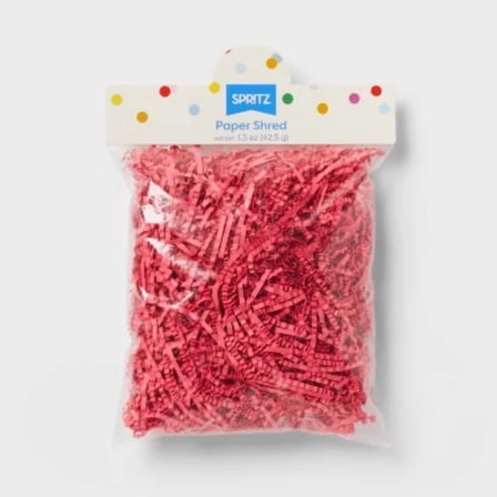 1.5oz Paper Shred Pink