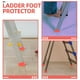 thumbnail image 4 of 2 piezas Pies de escalera de goma cubiertas de reemplazo Papas de pie de la escalera Pies de escalera Accesorios de escalera, 4 of 6