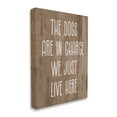 thumbnail image 4 of Stupell Industries Dogs In Charge Pet Phrase Inspirational Painting Gallery Wrapped Canvas Art Print Wall Art, 30 x 40, 4 of 8
