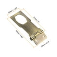 thumbnail image 4 of Keyed Hasp Locks with Screws for Door Keyed Alike 3 Piece Bronze 3 inch, 4 of 6