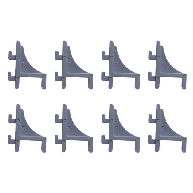 Shisuyan 8 Pcs Clips d'Étagère de Congélateur Crochets de Support de Réfrigérateur Attache d'Étagère de Refroidisseur Clips de Congélateur (Taille Plastique 11)