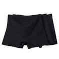 thumbnail image 2 of Karight 3-Pack Women's Cotton Underwear High Waisted Summer Thin Soft Briefs Stretchy Boyshorts Panties, 2 of 3