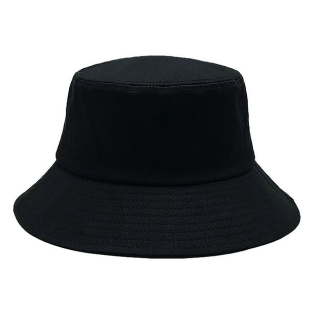 Qarigey Sombreros para el sol fáciles de usar para actividades al aire libre, máxima protección, gorra de pesca de verano Sombreros Negro