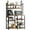 Brwon, variant on TEQIN 6-Tier Storage Shelves with Power Outlets, Cabinet, Wire basket,Bakers Rack Microwave Stand Station, Coffee Bar, Bookshelf for Kitchen, Dining Room, Living Room