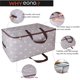 thumbnail image 4 of Bolsas para ropa, bolsa organizadora impermeable, gruesa y extragrande, bolsa de viaje, color gris, 4 of 5