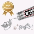 thumbnail image 7 of B7000 Jewelry Glue for Making, FITTDYHE 1PCS 110ML/3.7 fl oz Clear Adhesive for Rhinestone, Fabric, Multipurpose Super B-7000 for Phone Repair, Nail Art, Wood, Glass, Charms, 7 of 7