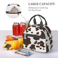 thumbnail image 2 of Sigee Brown Cow for Reusable Lunch Box for Men/Women for Work, Office, Picnic - Spacious, Lightweight, and Easy to Clean, 2 of 5