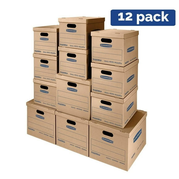 Bankers Box SmoothMove™ Classic Kit, Small/Medium, 12 pk