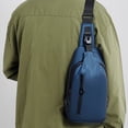 thumbnail image 5 of Men's Large Crossbody Chest Bag, Water-Resistant Sling Pack with USB Port, Anti-Theft Travel Shoulder Bag for Outdoors, Holds 7.9-Inch Tablet, 5 of 9