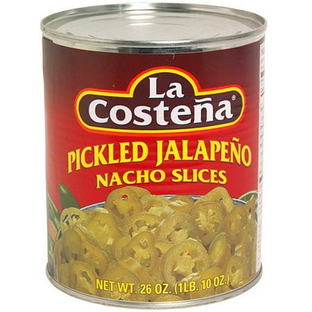 La Costena Pickled Jalapeno Nacho Slices, 26 oz (Pack of 12)