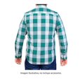 thumbnail image 2 of Camisa George Para Hombre Manga Larga Cuadros Verde Talla M, 2 of 4