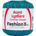 thumbnail image 2 of (6 pack) Aunt Lydia's Fashion Crochet Thread Size 3-Warm Teal, Pk 3, Aunt Lydia's, 2 of 4