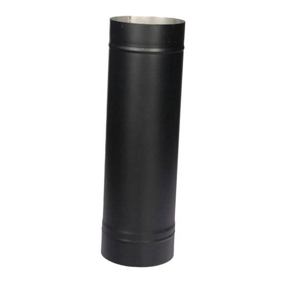 kowaku Heater Exhaust Pipe Pipe Chimney Reliable Heat Resisting Tube, Walled Pipe Flue for Winter Heater Burning Furnace