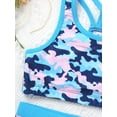 thumbnail image 6 of TiaoBug Kids Girls Two Pieces Swimsuits Y-Shaped Back Tank Top with Boyshorts, 6 of 7