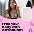 thumbnail image 3 of Funda para teléfono OCTOBUDDY con doble succión de silicona, color rosa, 3 of 6