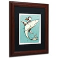 thumbnail image 3 of Carla Martell 'Fish Boy' Black Matted Framed Art, 3 of 5