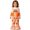 Orange, variant on Gunia Baby Girls Halloween Outfit Embroidered Suspenders Plaid Bowknot Lace Flared Long Pants Autumn Jumpsuit Romper Outfits Orange 12-18 Months