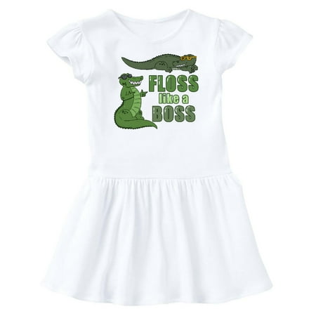 

Inktastic Floss Like a Boss Gators Gift Baby Girl Dress