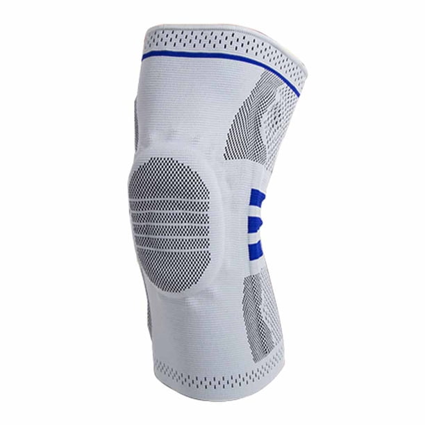 Rodillera de compresión para el dolor con almohadillas y correas de gel para rótula, protector de rodillera para correr