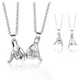 thumbnail image 1 of Las parejas usan collares a juego, el regalo del alma del mejor amigo y novio usa 2 collares de relación, ganchos, colgantes, collares, regalos para él y para ella. oso de fresa Electrónica, 1 of 4