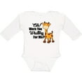 thumbnail image 3 of Inktastic Oh Were You Waiting for Me with Baby Giraffe Boys or Girls Long Sleeve Baby Bodysuit, 3 of 5