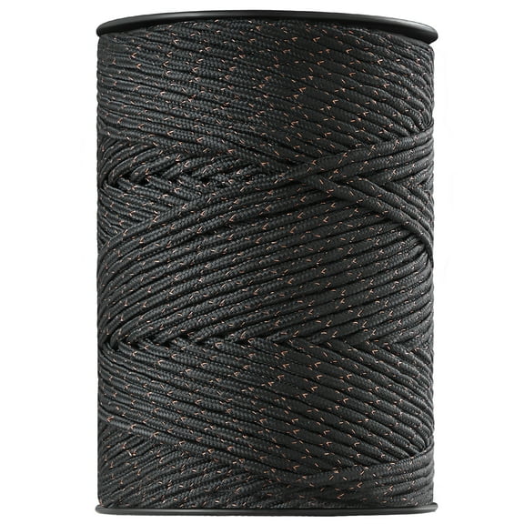 VEVOR Electric Fence Wire, 1000Ft 305M Portable Polywire, 1/4" Diameter 2 Copper Strands for Reliable Conductivity and Rust Resistance, Fencing Rope Line for Horse, Cattle, Livestock
