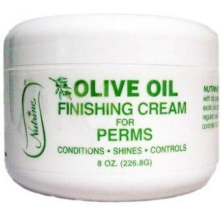 Nutrine Olive Oil Finishing Cream for Perms, 8 oz