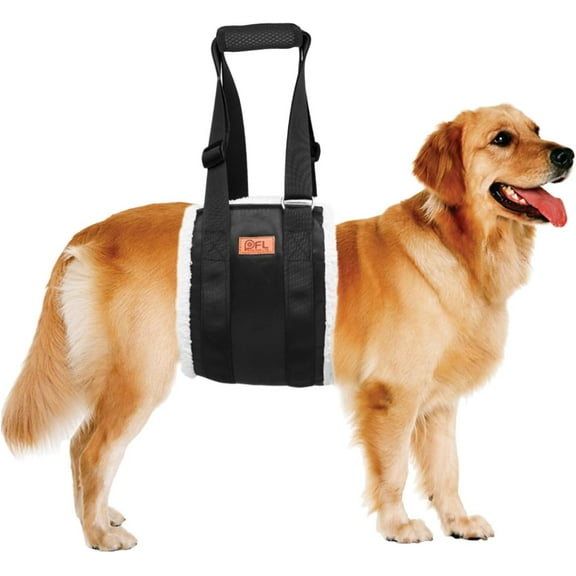 For 55-100 lbs Dogs , Adjustable Dog Lift Harness Dog Sling for Large Dogs Hind Leg Support Soft Lift