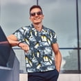 thumbnail image 4 of Balery Penguin Arctic Adventure Camisa Polo de Hombre con Estampado, de Manga Corta y Tejido Medio, Camisa Tipo Golf Polo-X-Large, 4 of 6