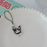 Sanrio Hello Kitty Mobile Phone Pendant Anime Kulomi Cinnamon Dog Mobile Phone Lanyard Bag Keychain Couple Charm Accessories
