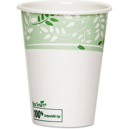 Dixie Viridian EcoSmart 12 Ounce Hot Cups, 1000ct