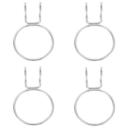 

HOMEMAXS 4Pcs Pegboard Rings Display Board Hanging Hooks Pegboard Cup Hooks Hanger