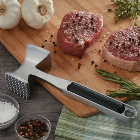 KitchenAid Dual Sided Meat Tenderizer, Black, Comfort Grip Handle, Hand (Best Natural Meat Tenderizer)