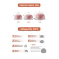 thumbnail image 7 of Bean Bag Chair, 4FT Memory Foam Filling Adult and Teen Sofa Chair, Soft Round Sofa with Removable Flannel Cover, for Living Room Bedroom and Dorm, Light Pink, 7 of 7
