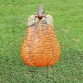 thumbnail image 5 of 2 Parts 30" Height Metal Pumpkin Stakes Yard Signs Decorative Garden Stake Fall Decor Pumpkins Lawn Stakes Ornaments Outdoor Fall Garden Decor Fall Yard Halloween Decorations Autumn Harvest, 5 of 10