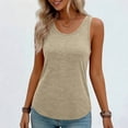 thumbnail image 4 of Hilenly Women's Workout Tops Athletic Mesh Racerback Tank Tops Sleeveless Loose Fit Yoga Running Gym Shirts, 4 of 9